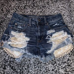High waisted shorts